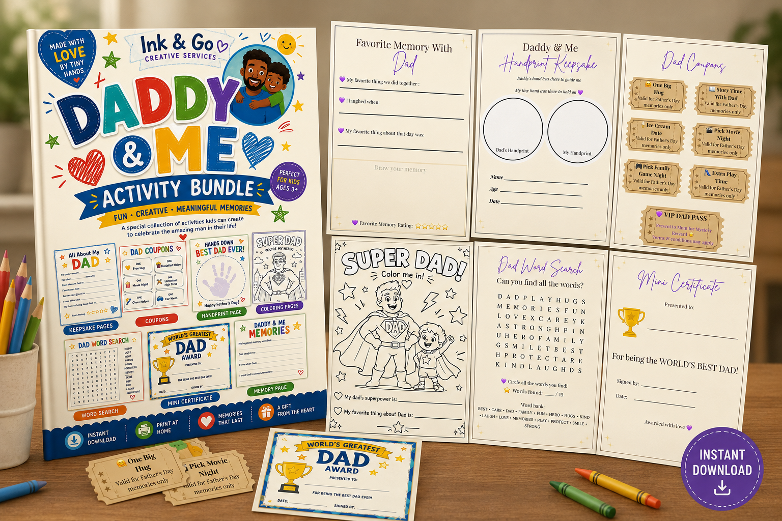 Daddy & Me Deluxe Activity Bundle
