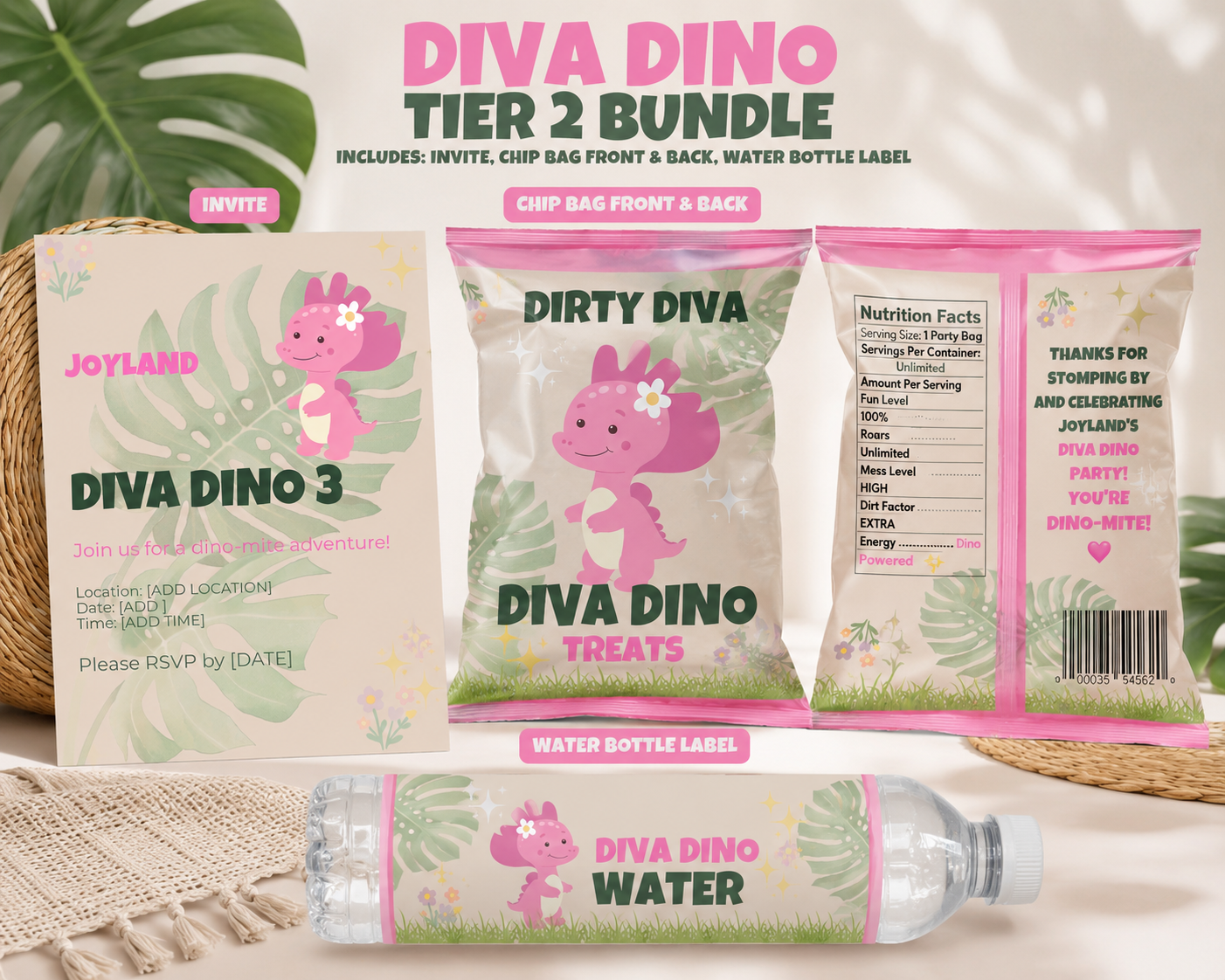 Diva Dino Mini Party Bundle